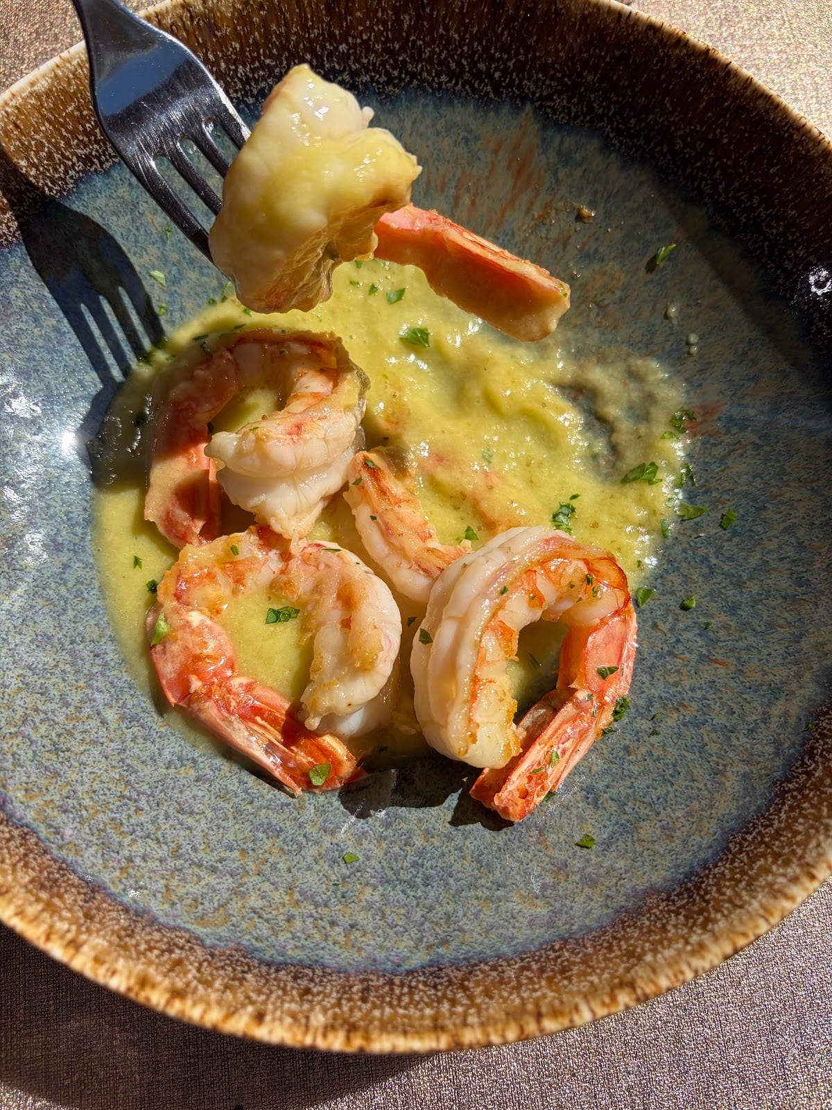 Gamberi in salsa